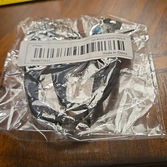 Set of 3 Unisex Boho-Chic Vintage-Inspired Beaded Necklaces PU Leather - Picture 12 of 14